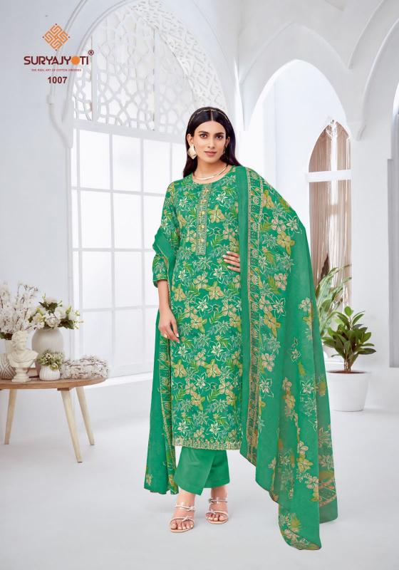 SuryaJyoti Khushboo Vol-01 – Dress Material - Wholesale Catalog