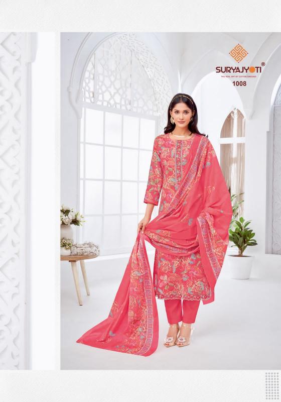 SuryaJyoti Khushboo Vol-01 – Dress Material - Wholesale Catalog