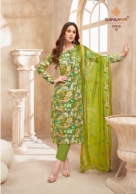 SuryaJyoti Naishaa Vol-47 - Dress Material  - Wholesale Catalog