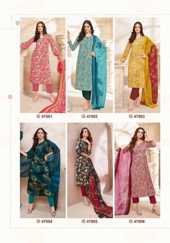 SuryaJyoti Naishaa Vol-47 - Dress Material  - Wholesale Catalog