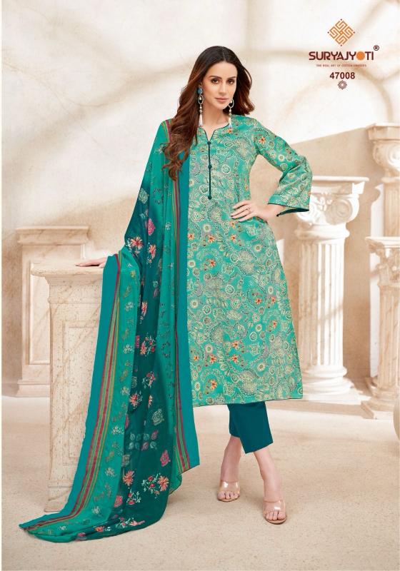 SuryaJyoti Naishaa Vol-47 - Dress Material  - Wholesale Catalog