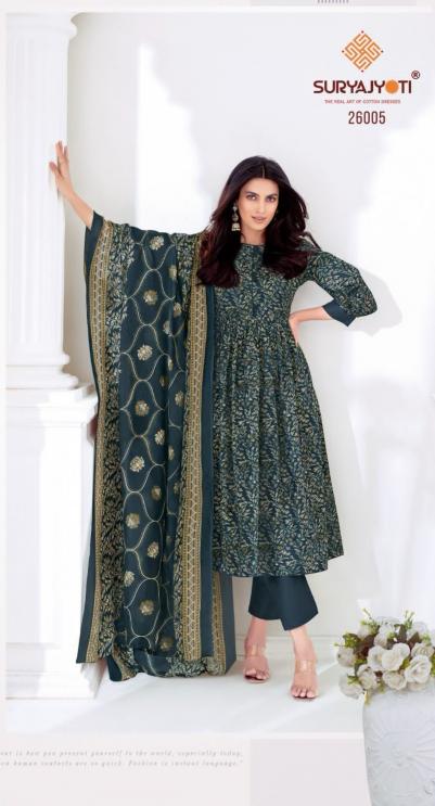 SuryaJyoti Nargis Vol-26 – Dress Material - Wholesale Catalog