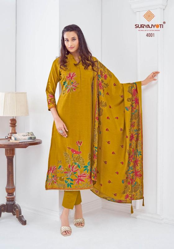 SuryaJyoti Prabha Vol-04 – Dress Material - Wholesale Catalog