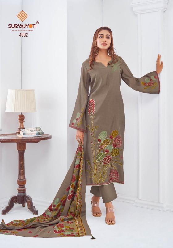 SuryaJyoti Prabha Vol-04 – Dress Material - Wholesale Catalog