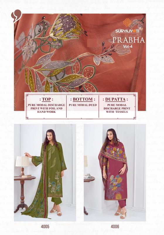 SuryaJyoti Prabha Vol-04 – Dress Material - Wholesale Catalog
