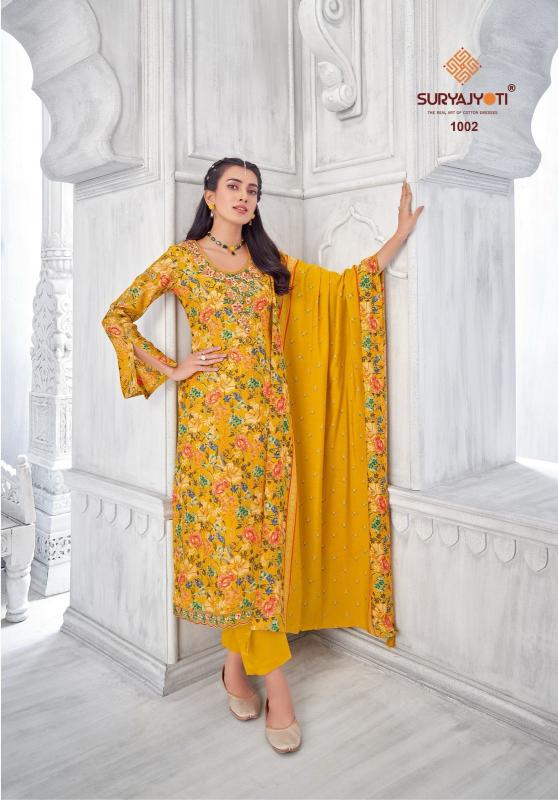 SuryaJyoti Priyanka Advance Vol-01 – Dress Material - Wholesale Catalog