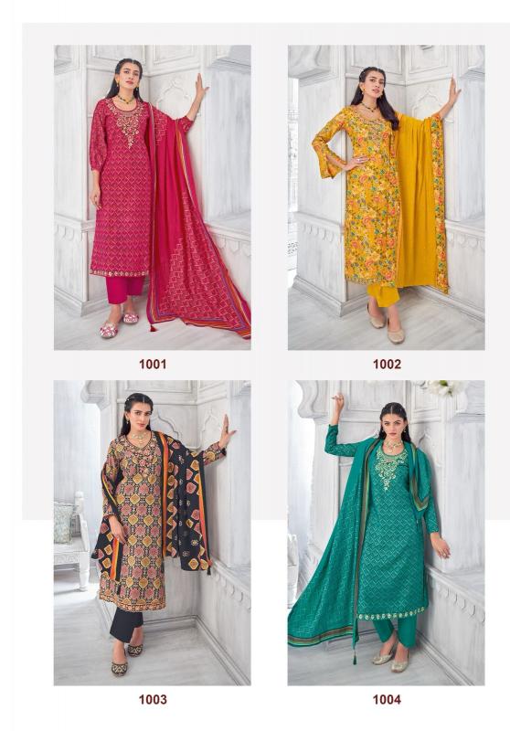 SuryaJyoti Priyanka Advance Vol-01 – Dress Material - Wholesale Catalog
