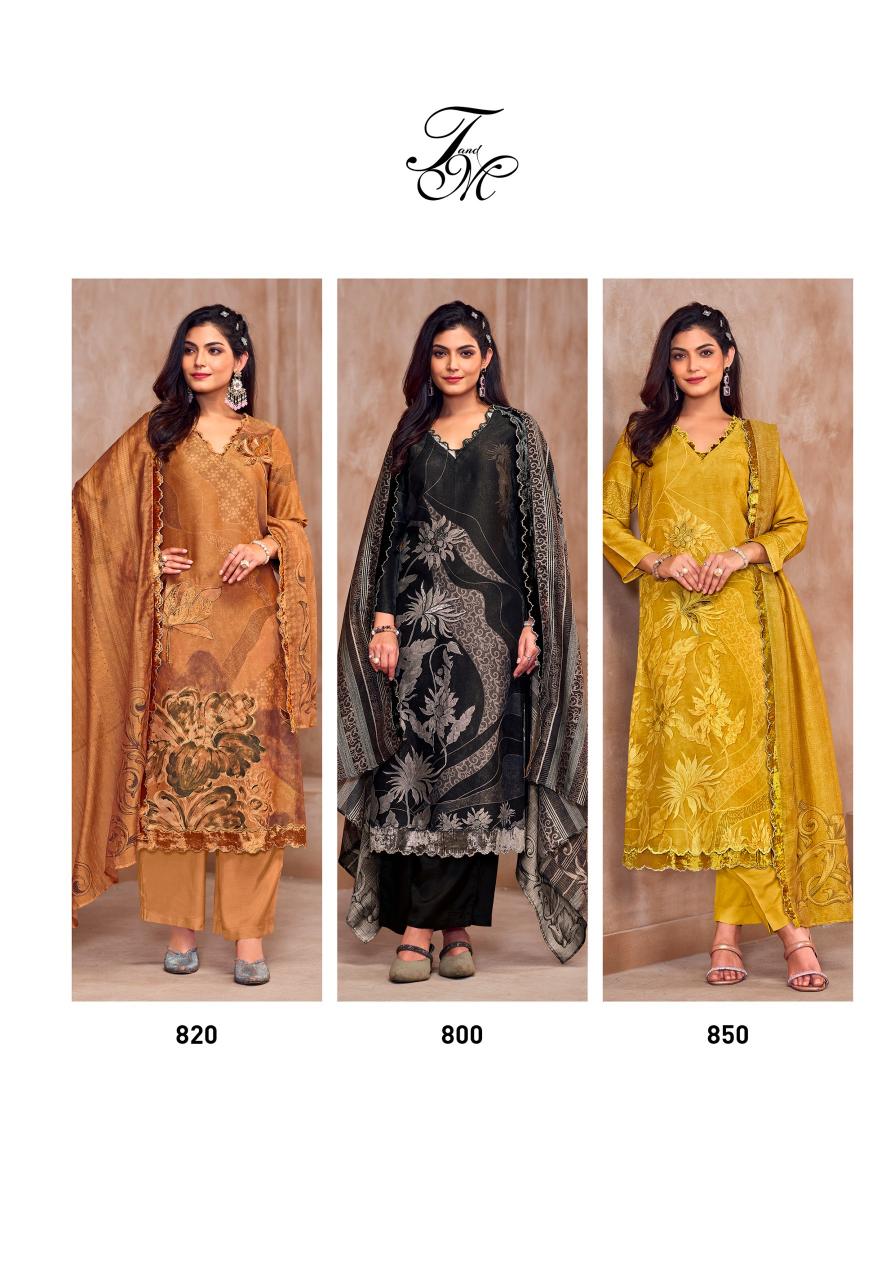 T&M Manvi catalog buy wholesale salwar kameez surat