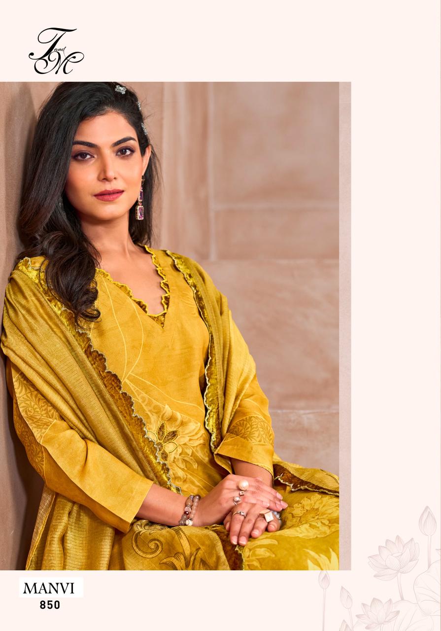 T&M Manvi catalog buy wholesale salwar kameez surat