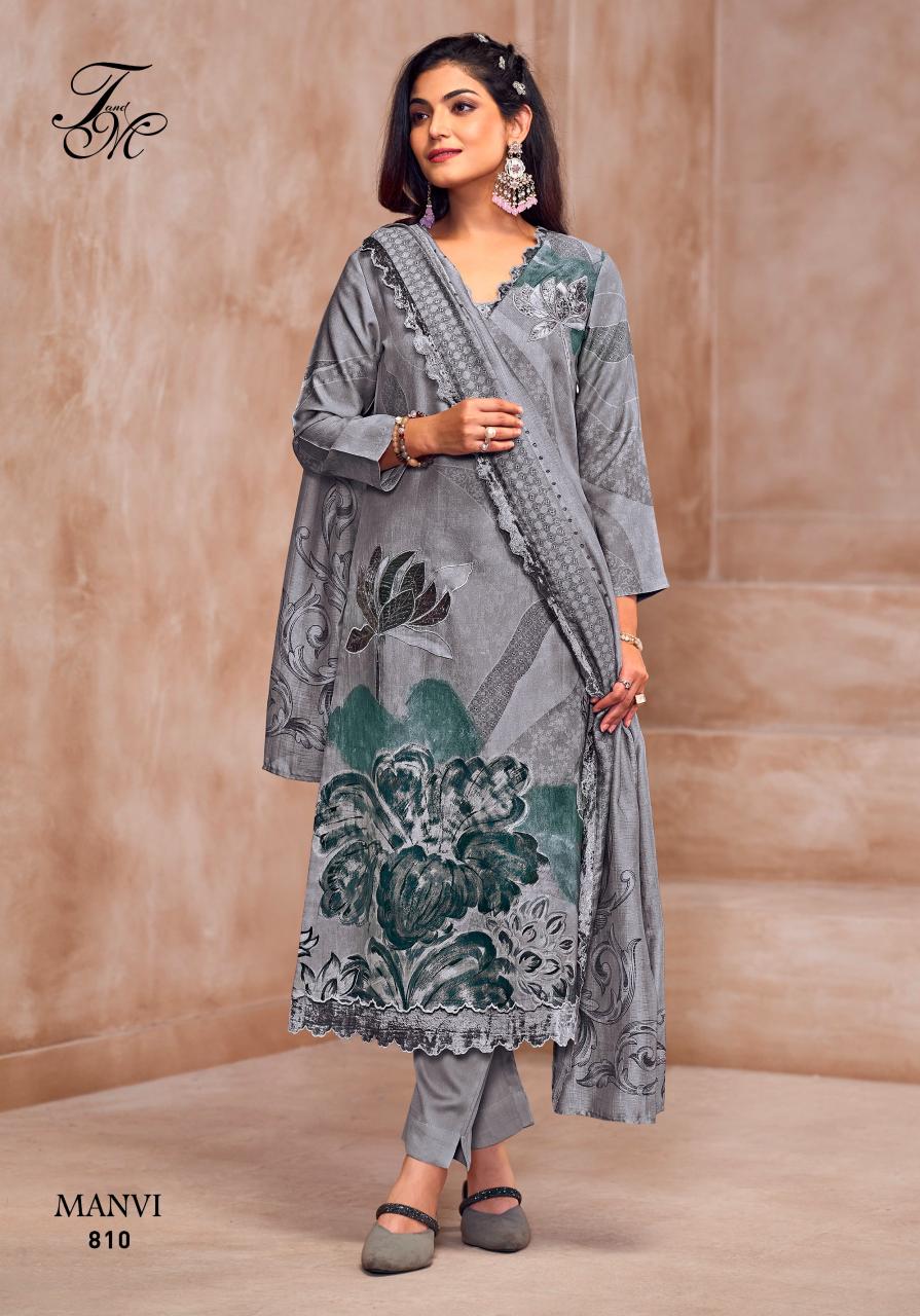T&M Manvi catalog buy wholesale salwar kameez surat