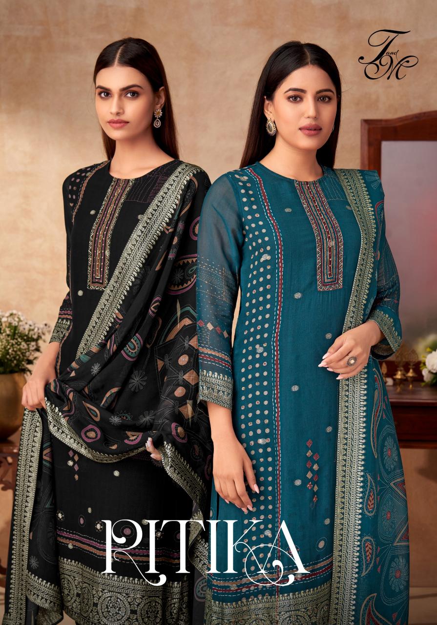 T&M Ritika catalog chennai salwar kameez wholesaler