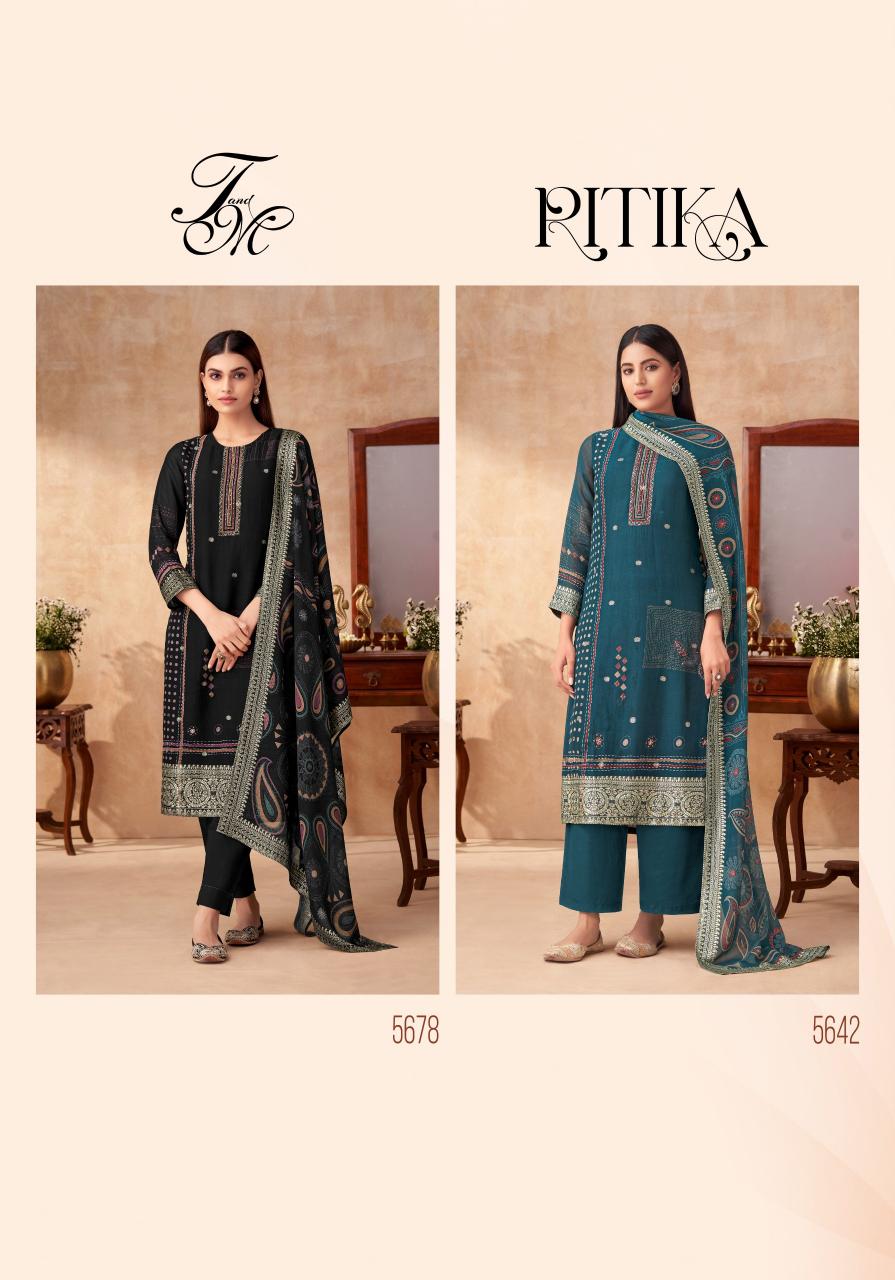 T&M Ritika catalog chennai salwar kameez wholesaler
