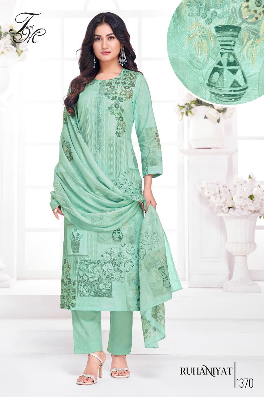T&M Ruhaniyat catalog surat salwar kameez wholesalers online