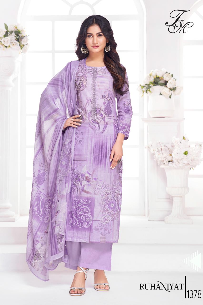T&M Ruhaniyat catalog surat salwar kameez wholesalers online
