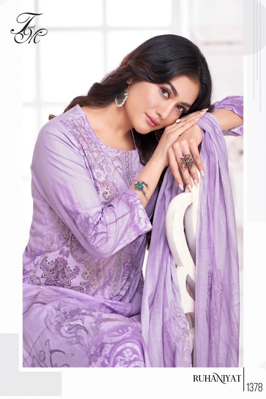 T&M Ruhaniyat catalog surat salwar kameez wholesalers online