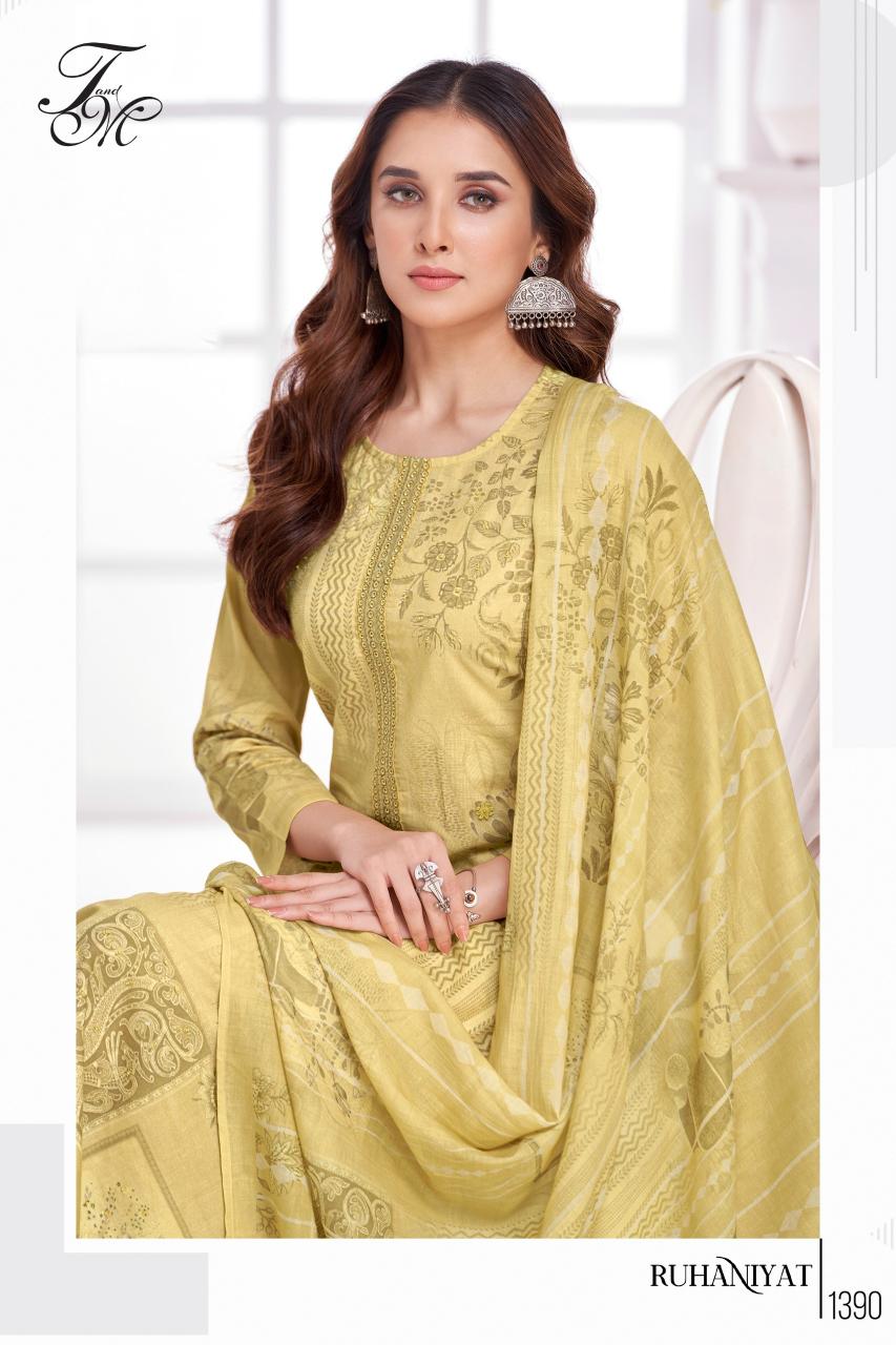T&M Ruhaniyat catalog surat salwar kameez wholesalers online