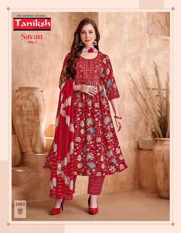 Taniksh Savan vol 1 Catalog ethnic indian kurtis online
