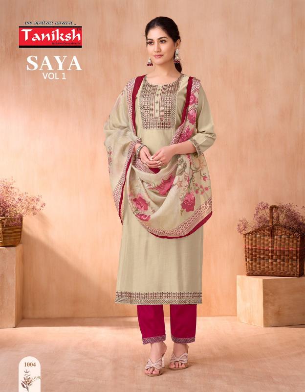 Taniksh Saya vol 1 catalog indian kurti manufacturer