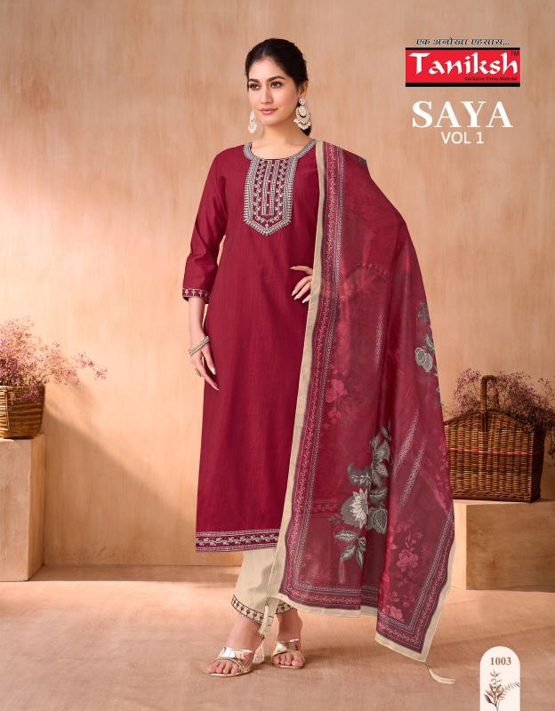 Taniksh Saya vol 1 catalog indian kurti manufacturer