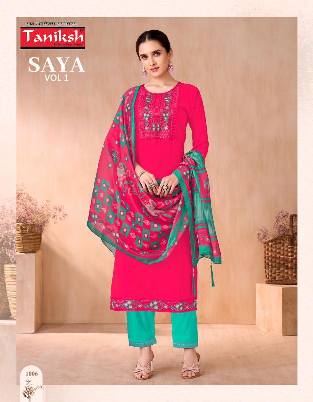 Taniksh Saya vol 1 catalog indian kurti manufacturer