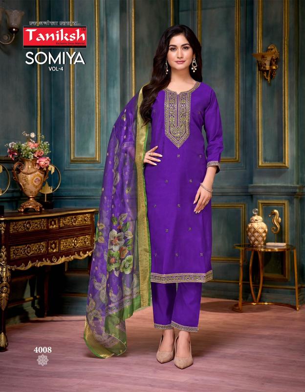 Taniksh Somiya Vol 4 catalog indian party wear kurtis online