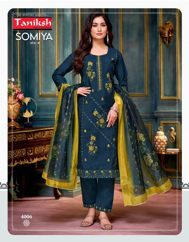 Taniksh Somiya Vol 4 catalog indian party wear kurtis online