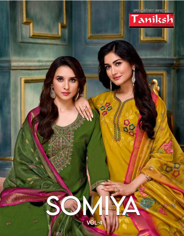 Taniksh Somiya Vol 4 catalog indian party wear kurtis online