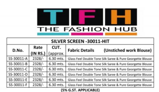 Tfh Silver Screen 20 (30000) Hit Series catalog latest saree collection in surat