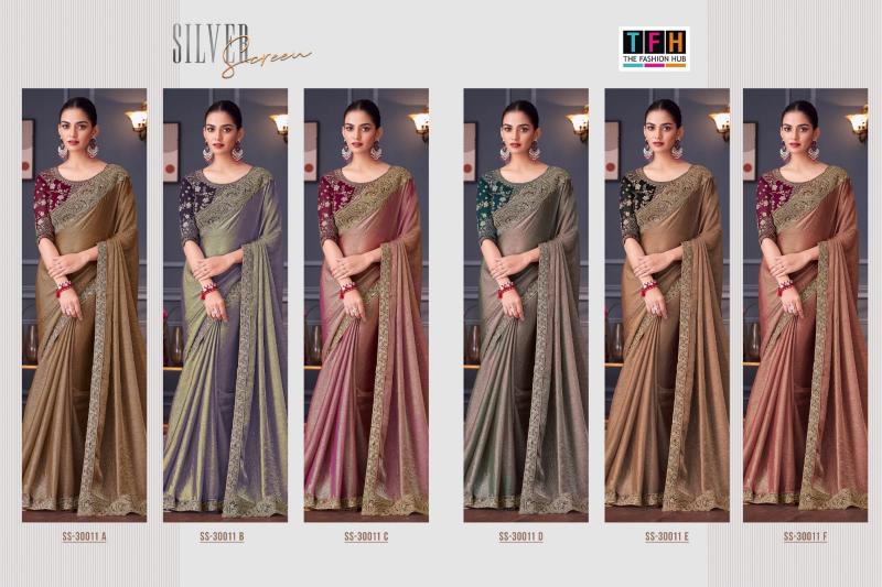 Tfh Silver Screen 20 (30000) Hit Series catalog latest saree collection in surat