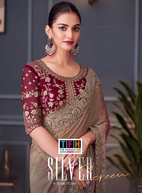 Tfh Silver Screen 20 (30000) Hit Series catalog latest saree collection in surat