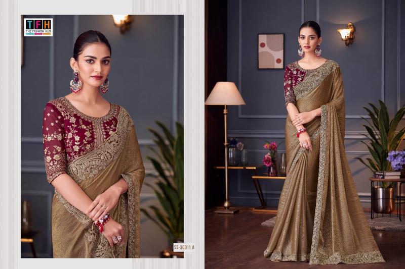 Tfh Silver Screen 20 (30000) Hit Series catalog latest saree collection in surat