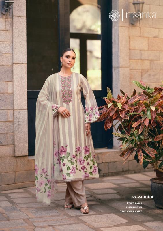 The Hermitage Shop Nisanka Meraki catalog unstitched salwar kameez manufacturers in surat