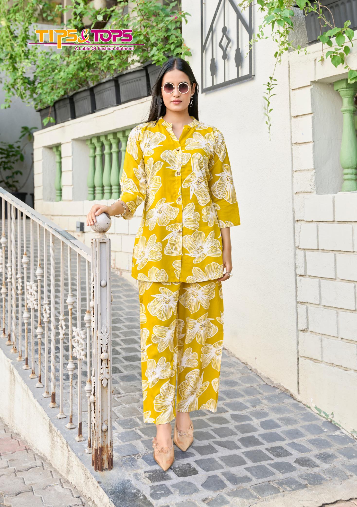Tips And Tops Fashion Beats Vol 12 rayon co ord set 