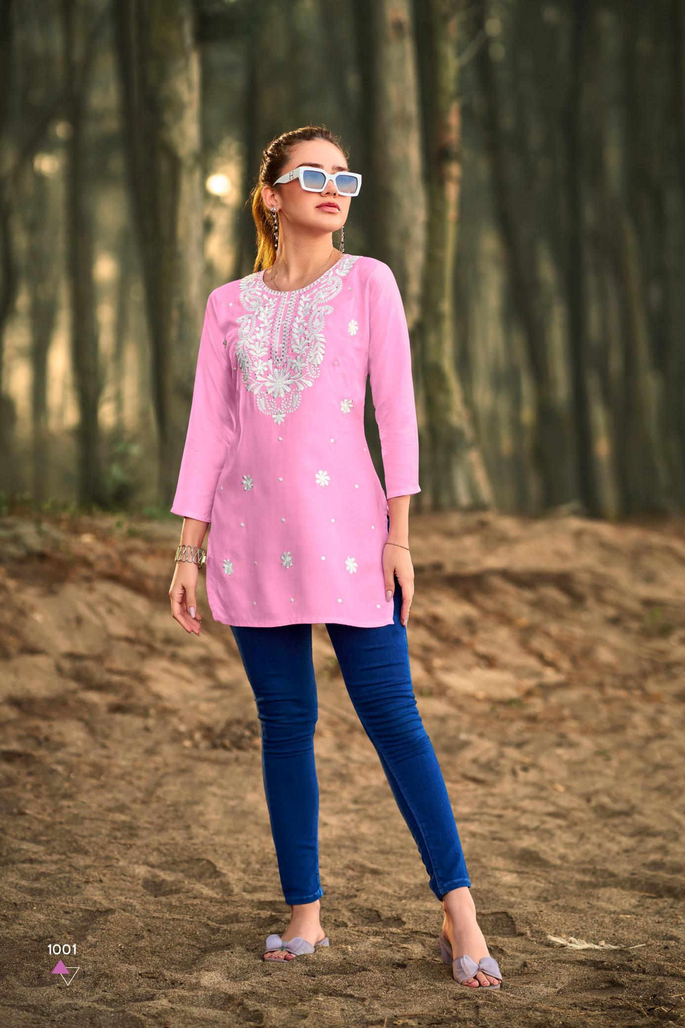Tips & Tops Colors Vol 06 Catalog short indian kurtis for women