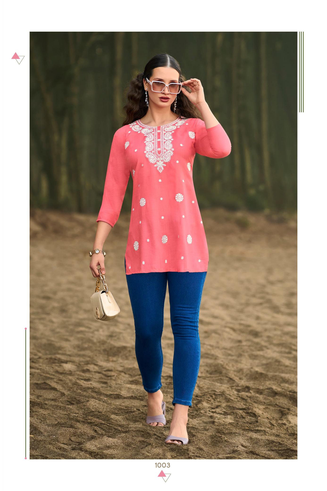 Tips & Tops Colors Vol 06 Catalog short indian kurtis for women