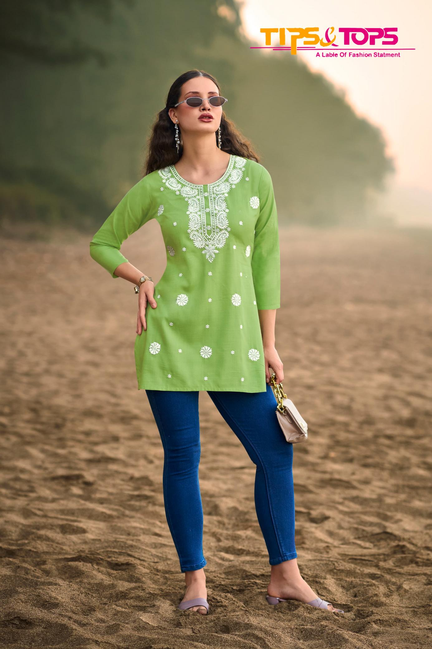 Tips & Tops Colors Vol 06 Catalog short indian kurtis for women