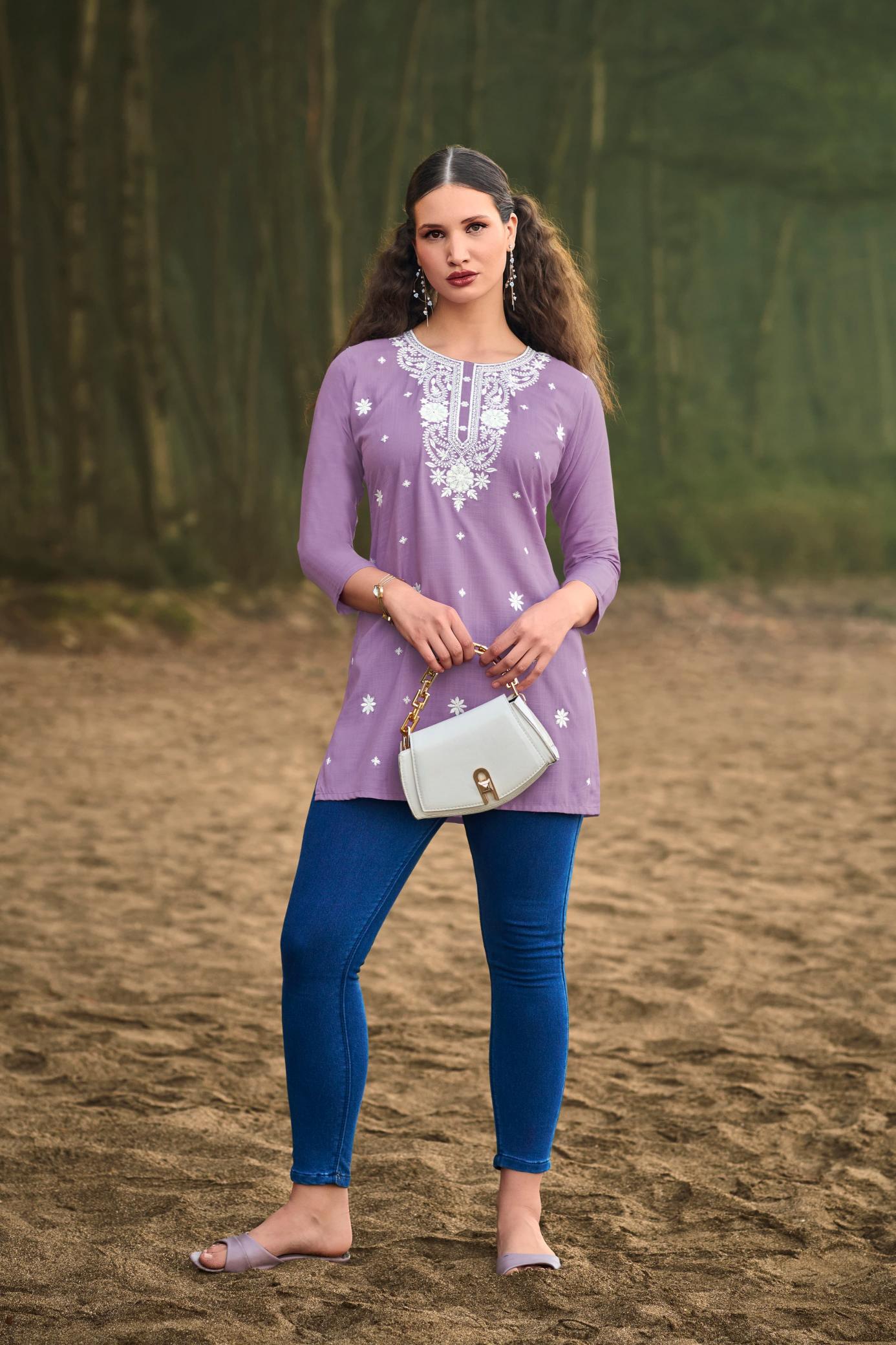 Tips & Tops Colors Vol 06 Catalog short indian kurtis for women