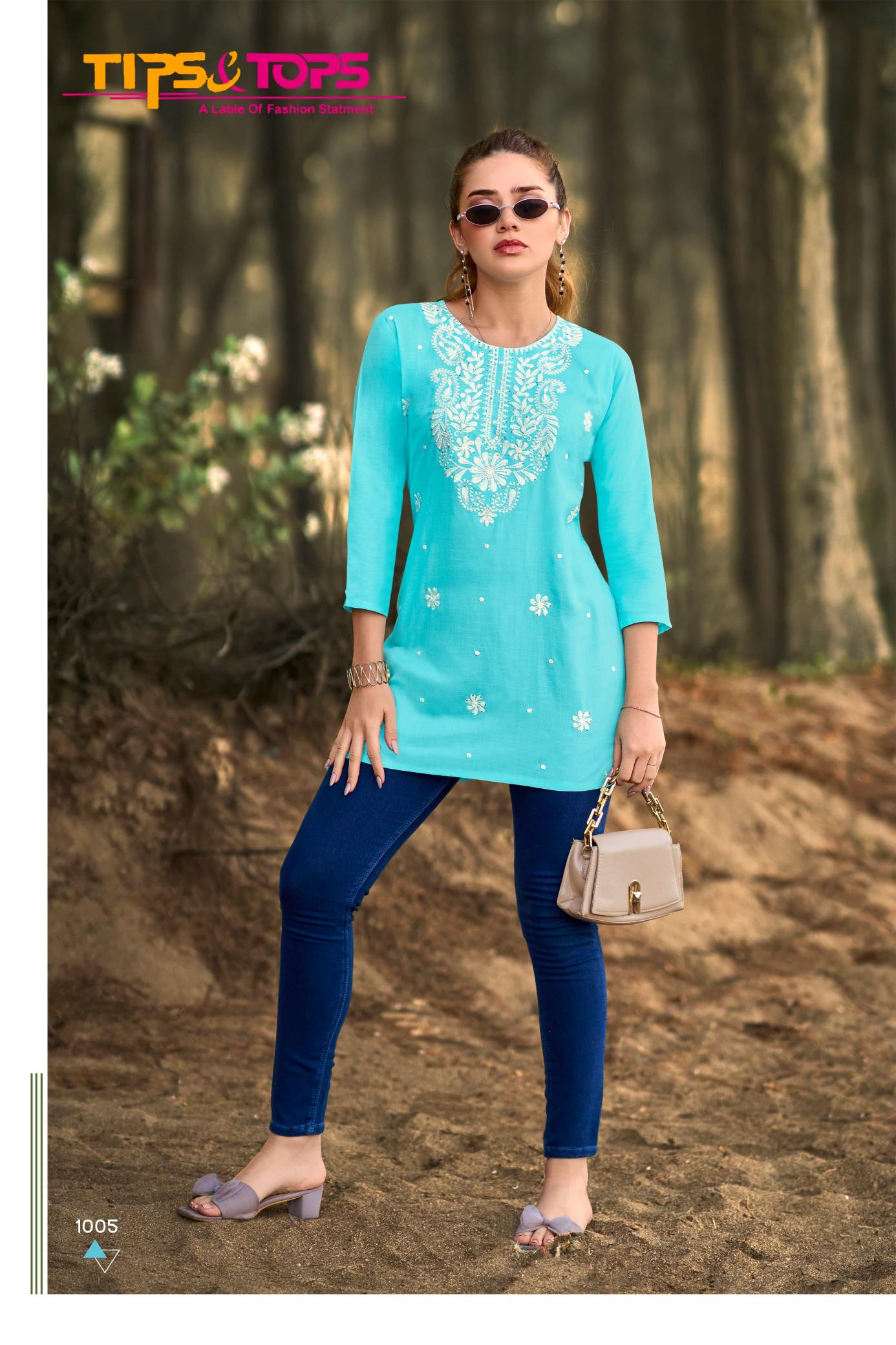 Tips & Tops Colors Vol 06 Catalog short indian kurtis for women