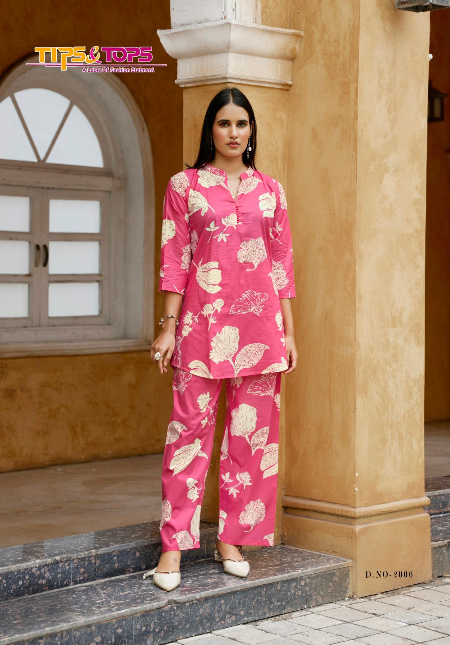 Tips & Tops Cotton Trends Vol 2 Catalog cotton coord set wholesale in mumbai