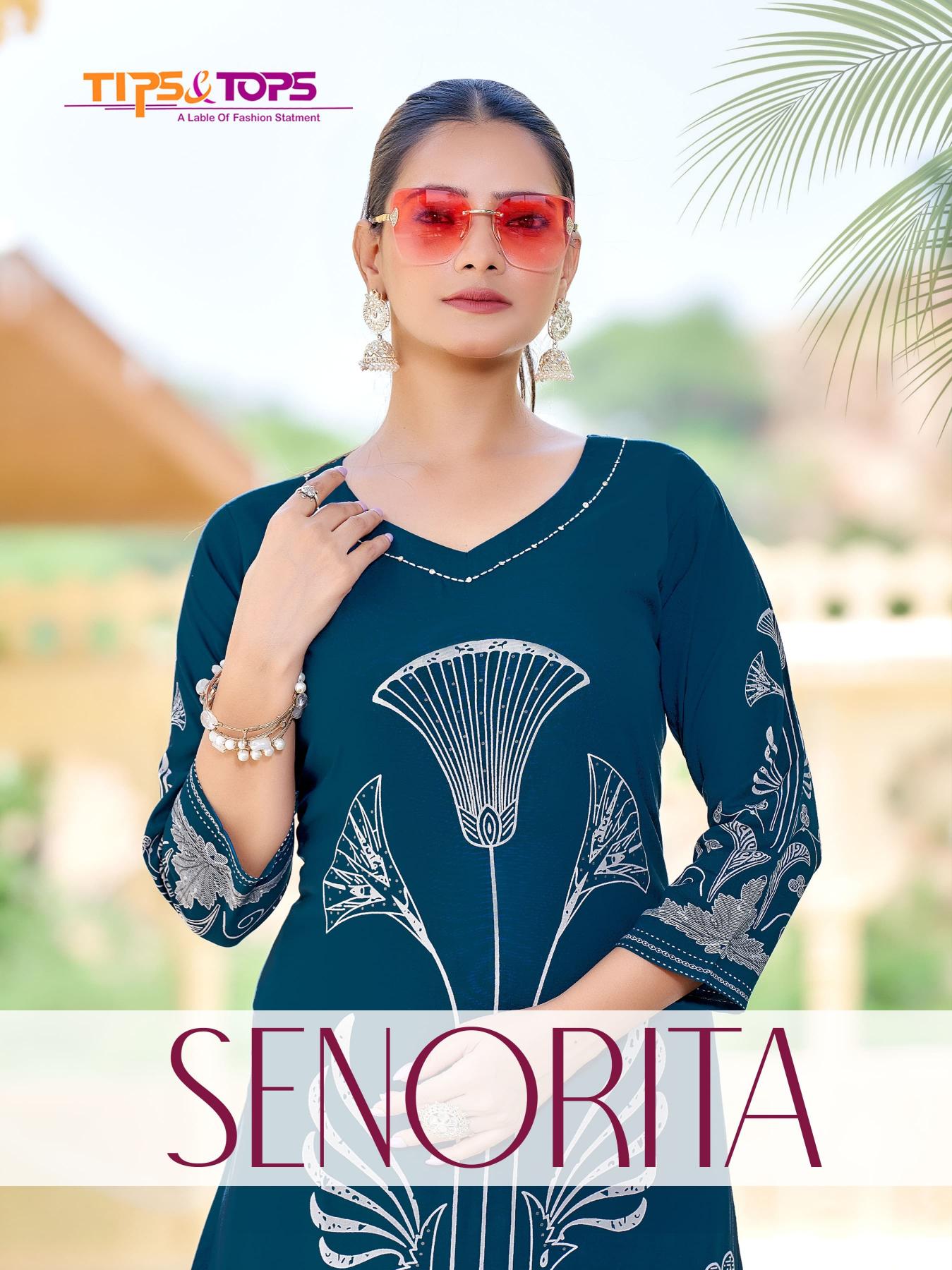 Tips & Tops Senorita catalog designer kurti india