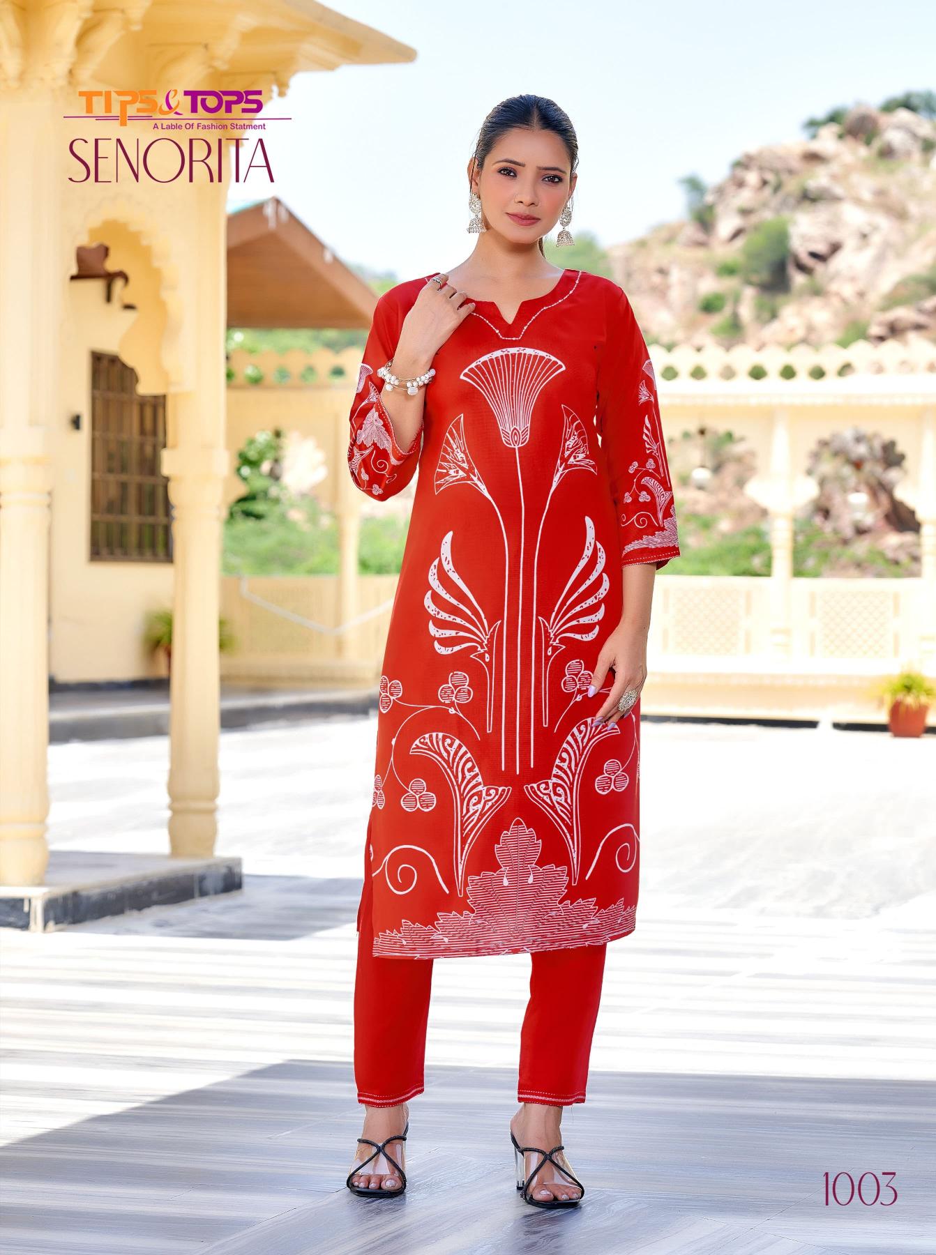 Tips & Tops Senorita catalog designer kurti india