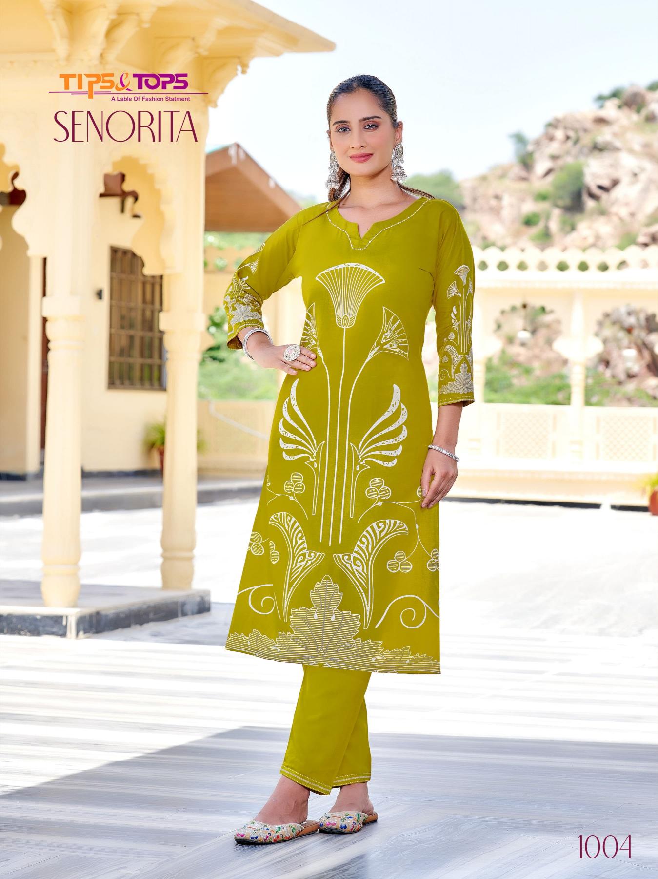 Tips & Tops Senorita catalog designer kurti india