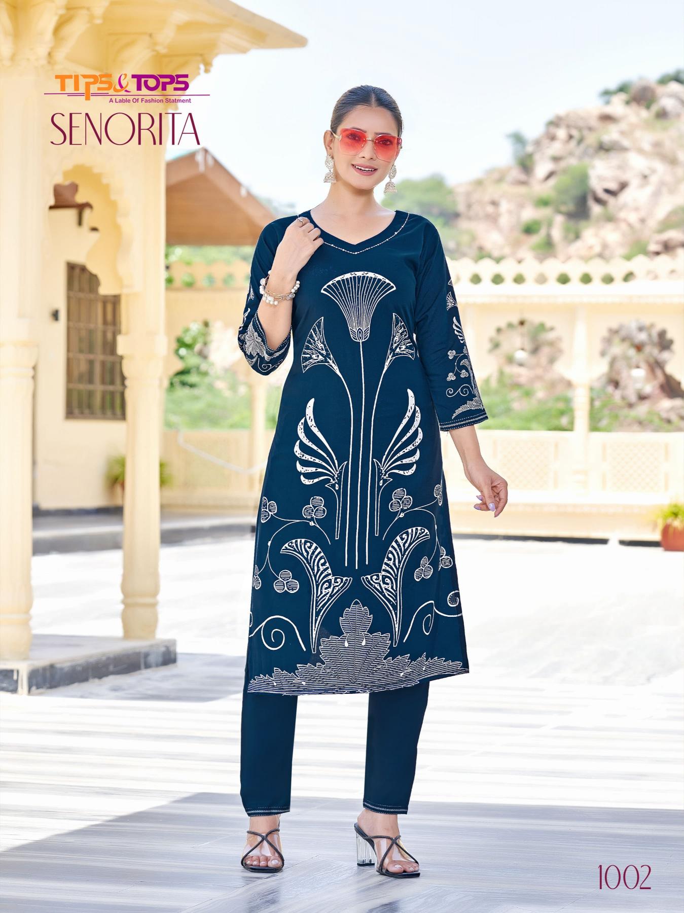 Tips & Tops Senorita catalog designer kurti india