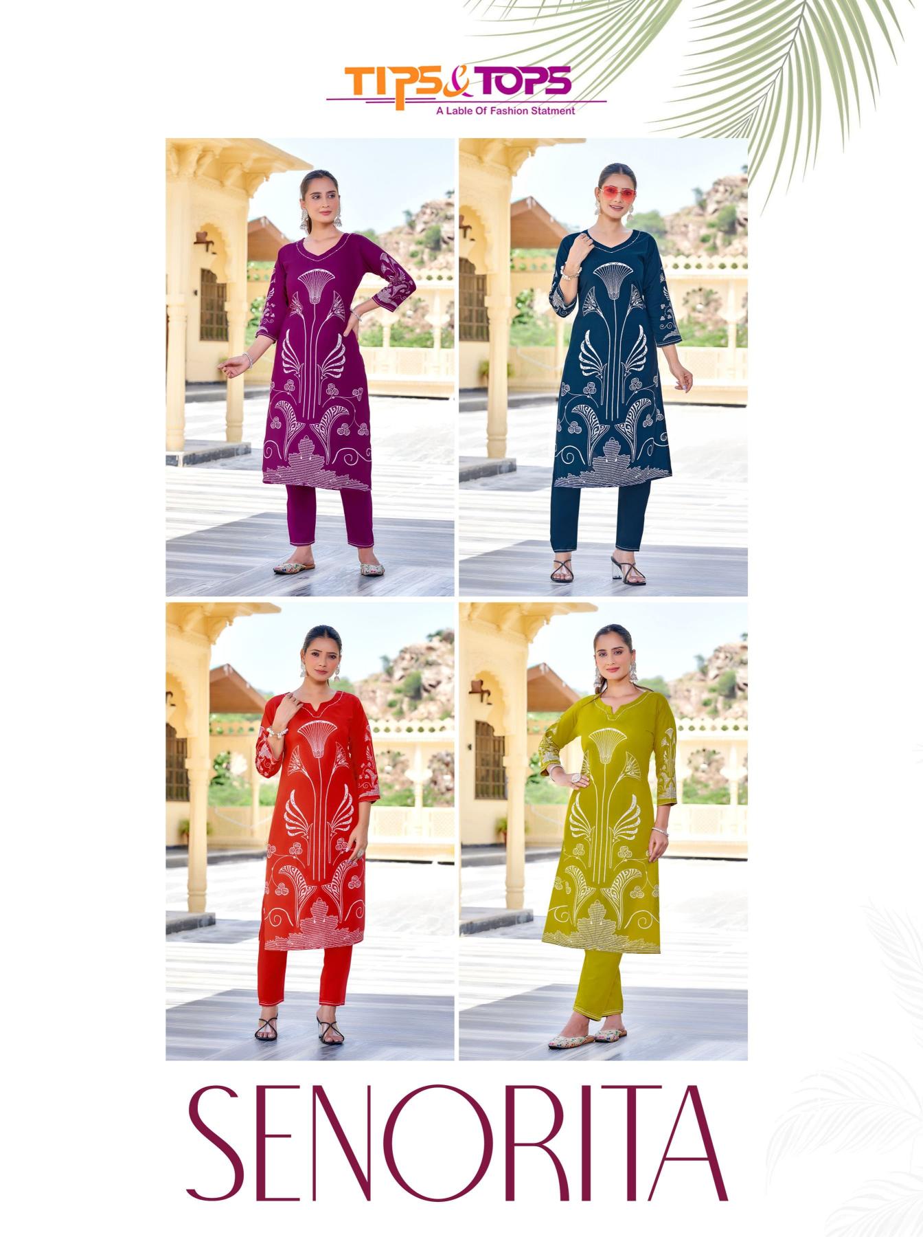 Tips & Tops Senorita catalog designer kurti india