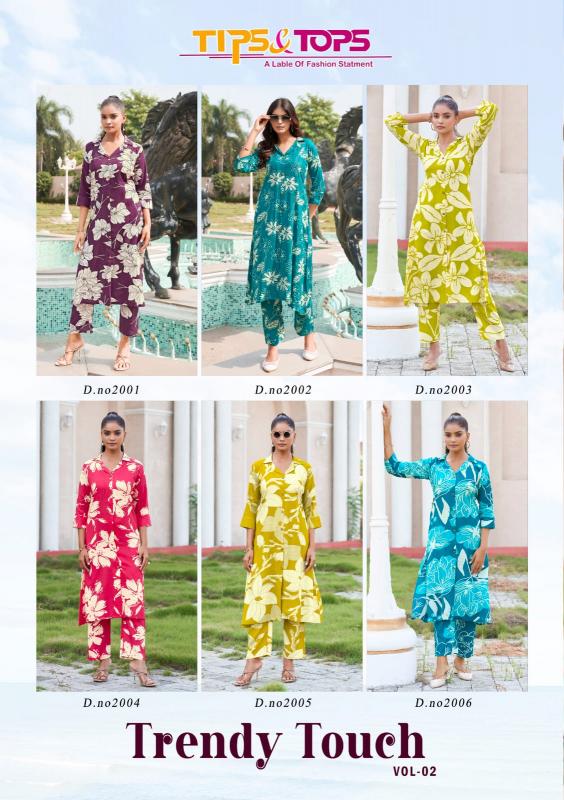Tips & Tops Trendy Touch vol 2 catalog wholesale coord sets