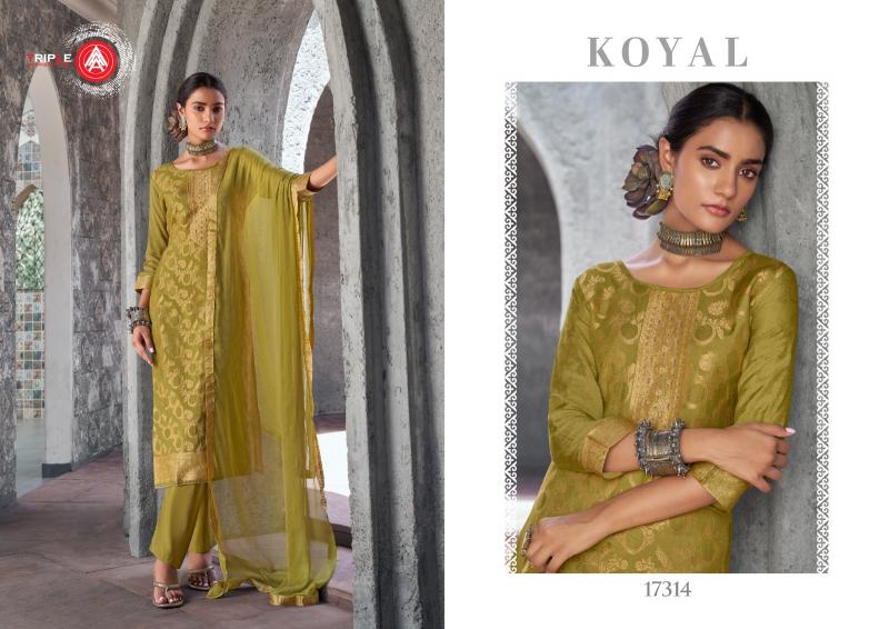 Triple Aaa Koyal catalog wholesale designer stylish salwar kameez 