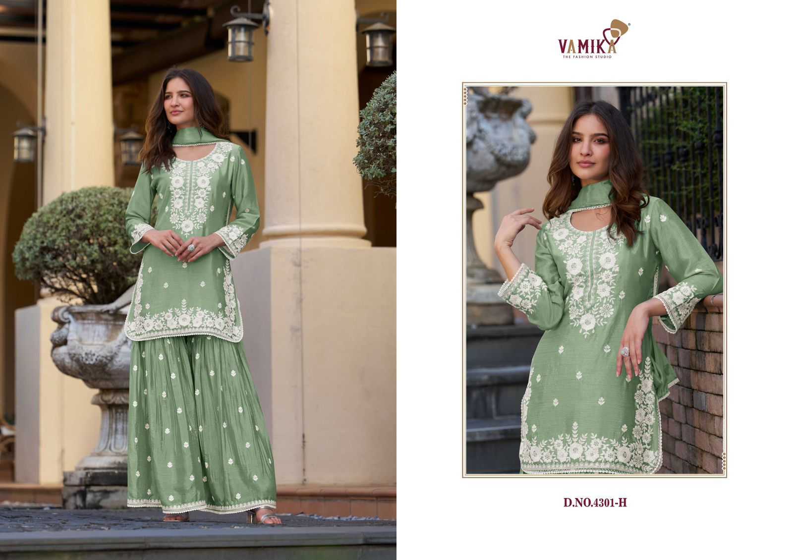 Vamika Anamika Vol 2 Gold (D.NO.4301F To 4301J) Catalog fabindia kurtis online india