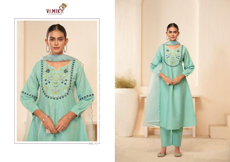 Vamika Rasmalai Vol 1 (D.NO.601A To 601D) catalog ladies kurti supplier in india
