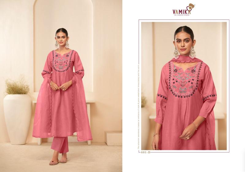 Vamika Rasmalai Vol 1 (D.NO.601A To 601D) catalog ladies kurti supplier in india