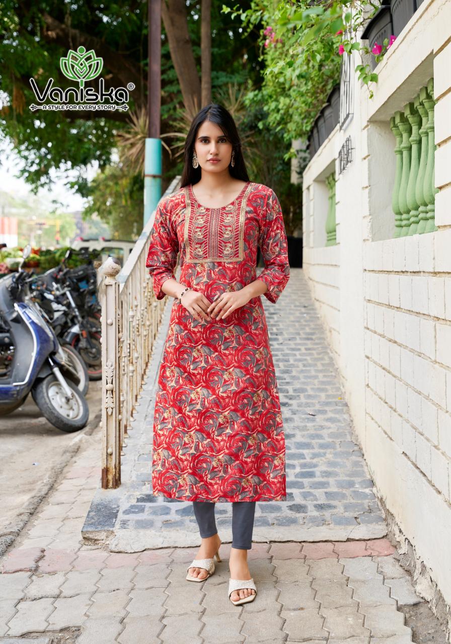 Vaniska Charming Vol 2 catalog indian kurti for women usa